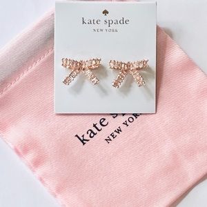 Kate spade bow earrings